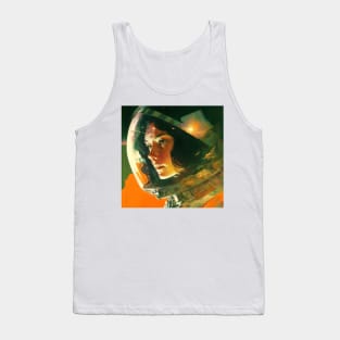 We Are Floating In Space - 44 - Sci-Fi Inspired Retro Artwork Tank Top